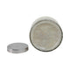 71oz Candle with Lid | Lavender Scent | Clear Speckled Glass | Silver | 7"