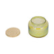 Lidded Candle with 23oz Verbena Scented Wax | 5" Luster Green | Gold