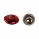 Decorative Mushroom Candle | 12oz Soy Wax Cinnamon Scent | 6" Red Glass