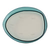 61oz Candle | Wood Sage & Sea Salt Scent | Coastal Blue Glass Bowl 10"