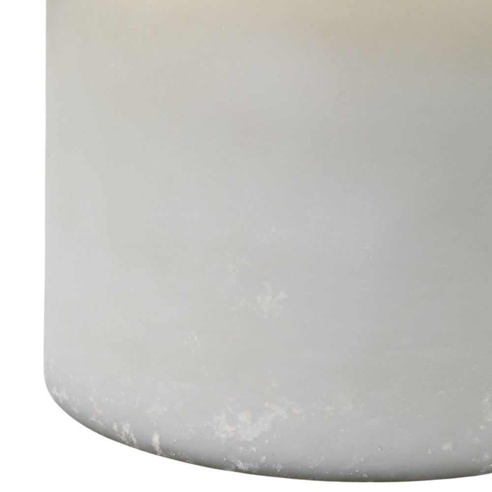 Decorative Jasmine Scented Candle | Clear Frosted Glass | Quality Wax SBH-80409-02