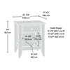 Shoal Creek Nightstand W/drawer Jw 3a