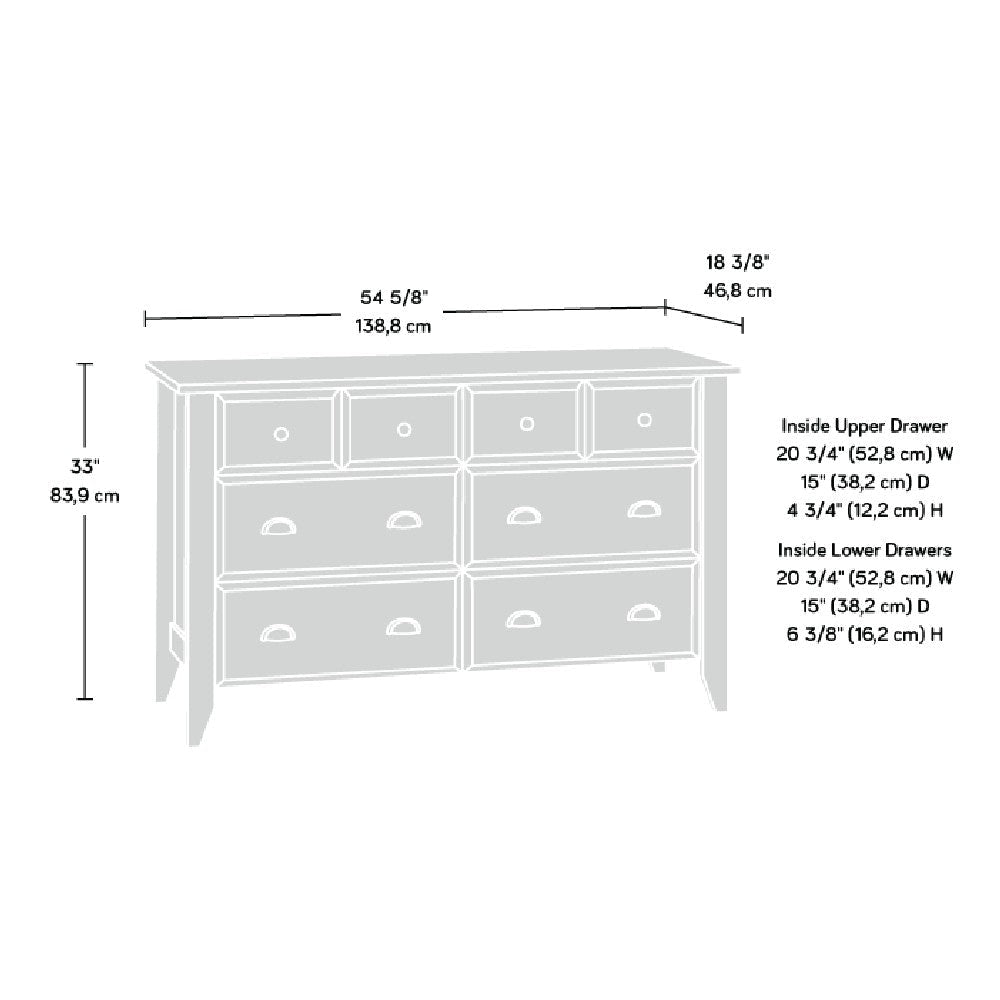 Shoal Creek 6-Drawer Dresser Glw A2