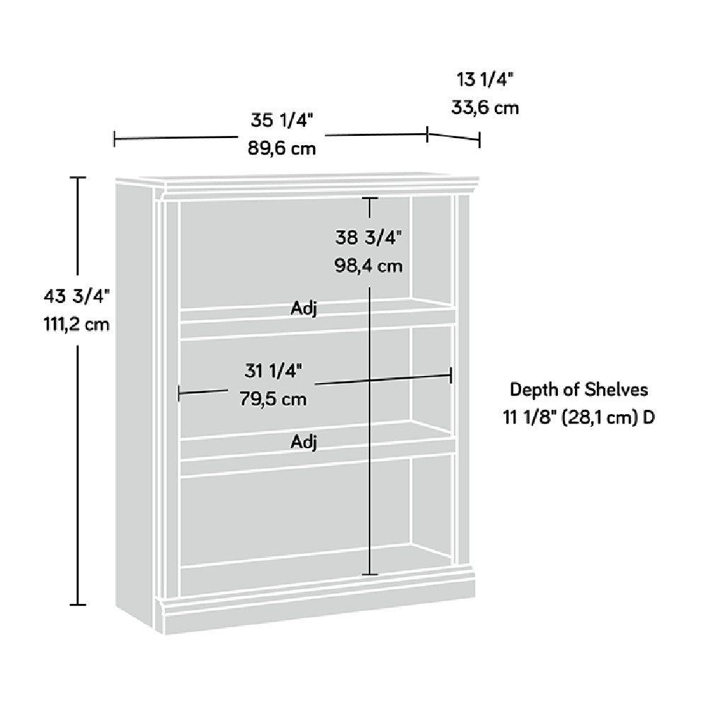 3-Shelf Bookcase Sec 3a