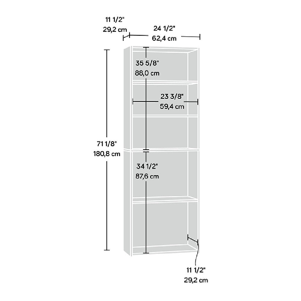 Beginnings 5-Shelf Bookcase Ho