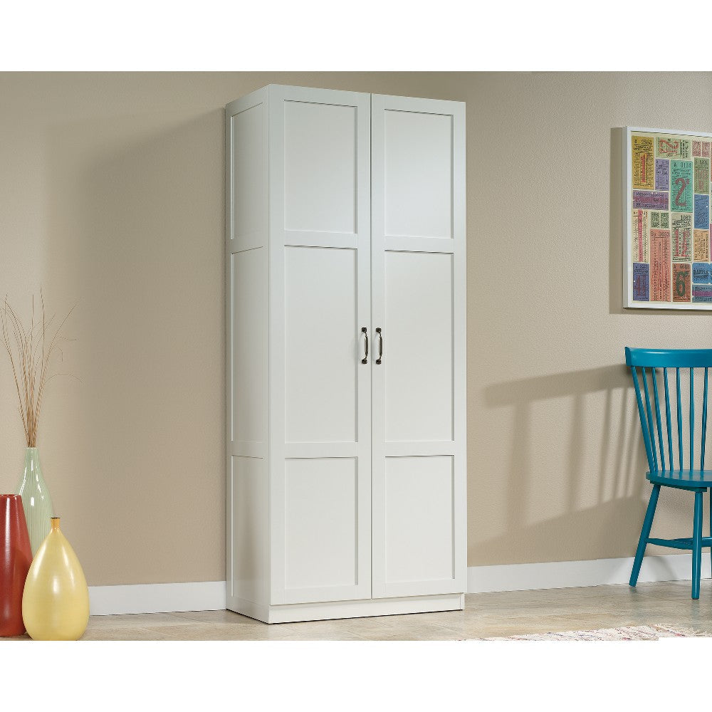 16’’d 2-Door Storage Cabinet White 3a