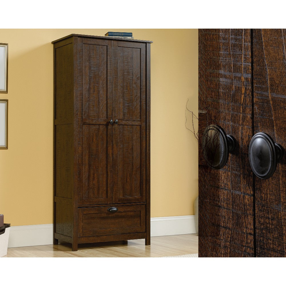72’’h Armoire W/drawer Oak Rustic 3a Disc SDR-419869