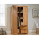 40"w 2-Door Armoire W/drawers Ho A2 3a