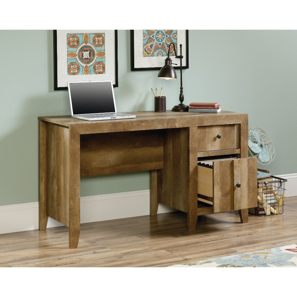Dakota Pass Single Ped Desk Coa Disc