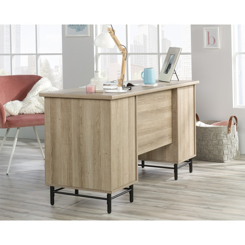 Anda Norr Executive Desk Sky/wh Disc