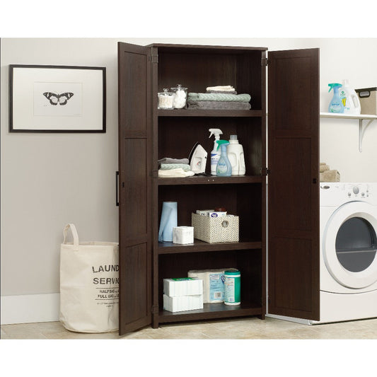 Homeplus Storage Cabinet Oak Dark Disc