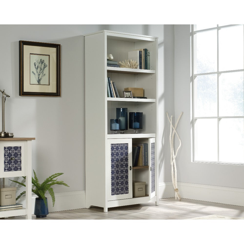 Cottage Road Bookcase W/doors Sw/art M9