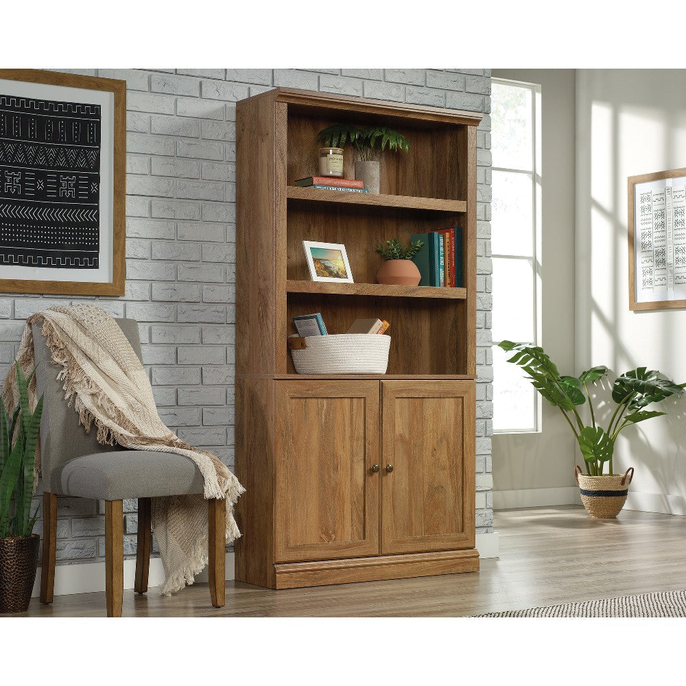 5-Shelf Bookcase W/doors Sma 3a