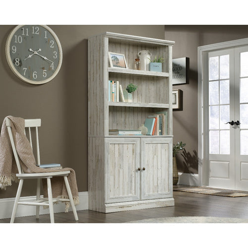 5-Shelf Bookcase W/doors Wpl