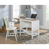 Cottage Road Single Ped Desk Glw/lo