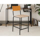 Blvd Cafe Counter Stool Mbk/camel 3a Dis