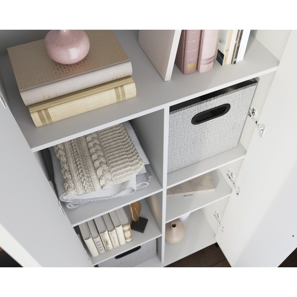 North Avenue 2-Door Cabinet Wh Disc