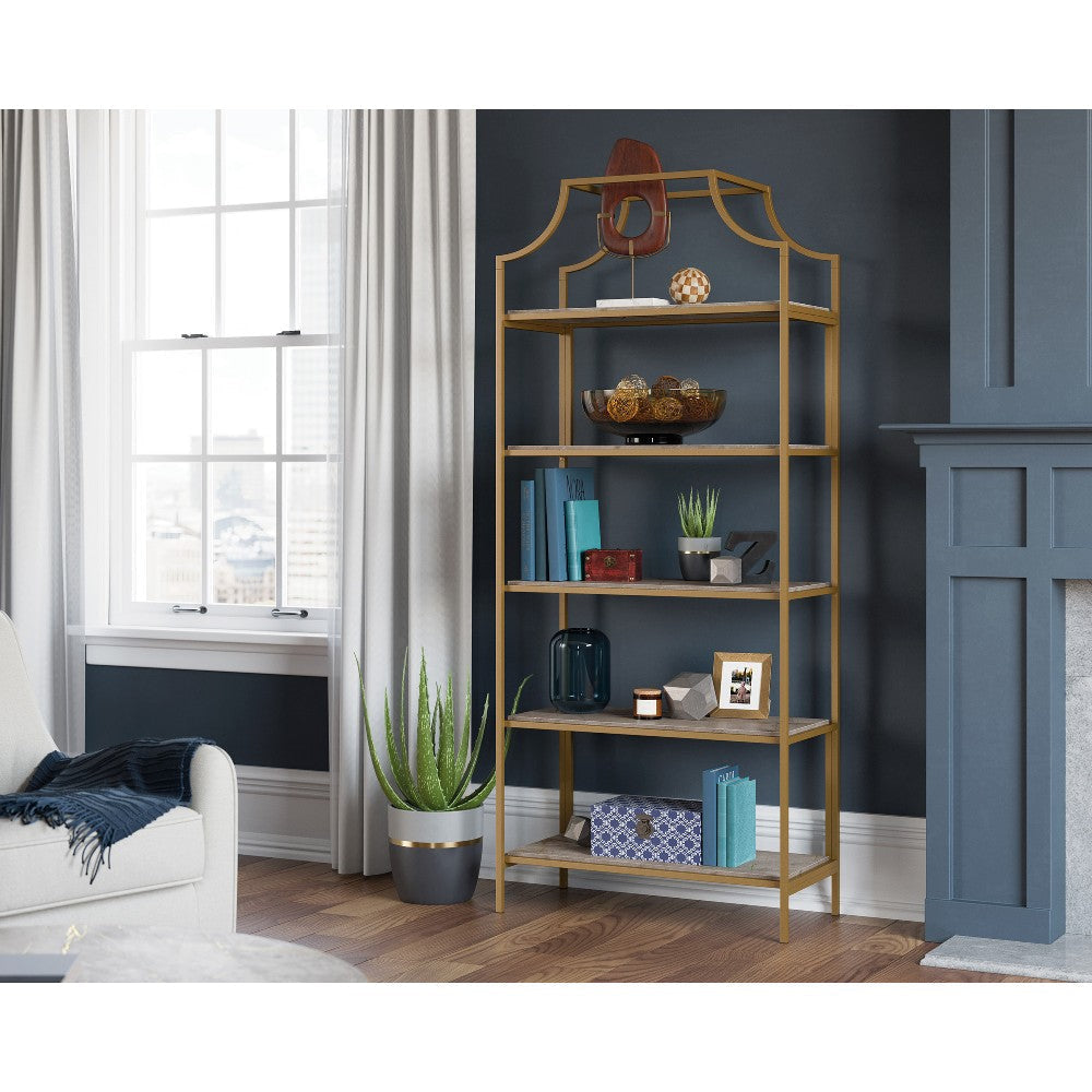Inter Lux 5-Shelf Bookcase Ds/mgs Disc SDR-428207