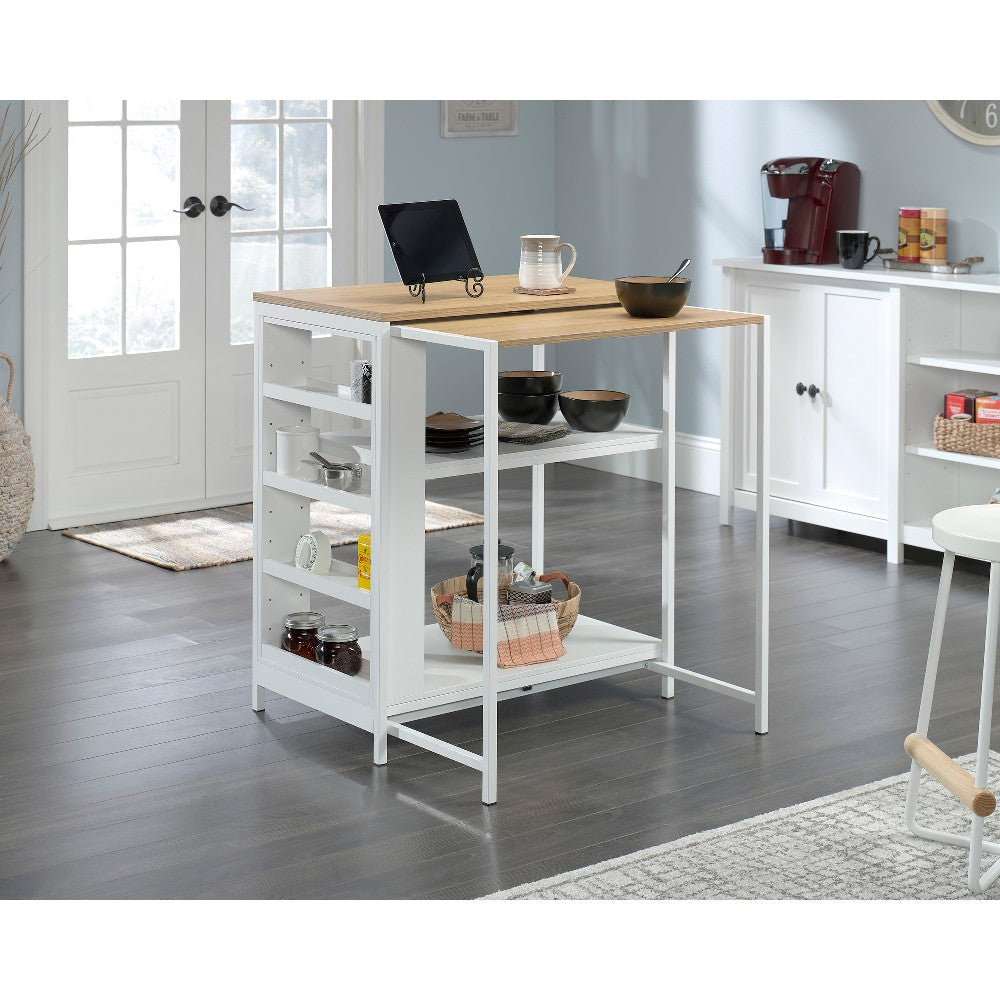 Kitchen Island Baltic Oak/white Disc