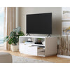 Morgan Main 40" Tv Stand White Disc