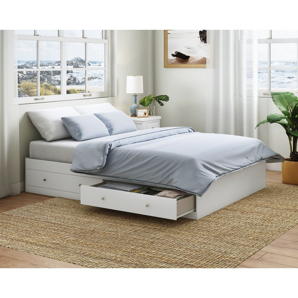 Cottage Road Queen Storage Bed Wh A2 Dis