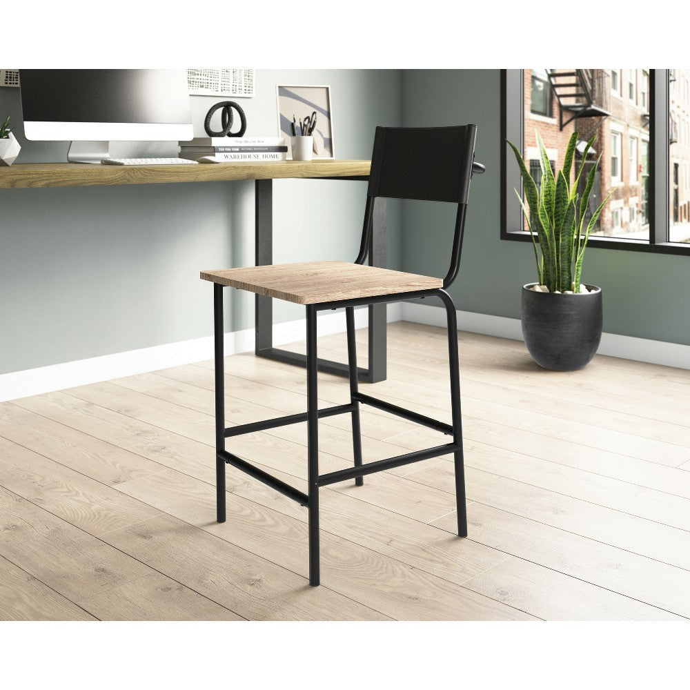 Blvd Cafe Counter Stool Mbk/blk 3a Disc