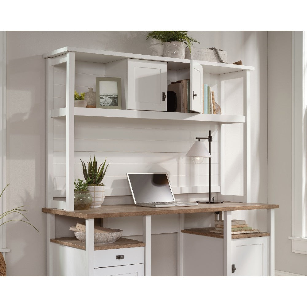 Cottage Road 60" Hutch Wh Disc