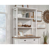 Cottage Road Library Hutch Wh Disc SDR-430232