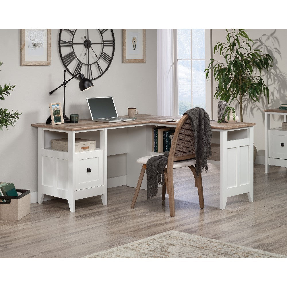 August Hill L-Desk Glw/lo Top SDR-430758