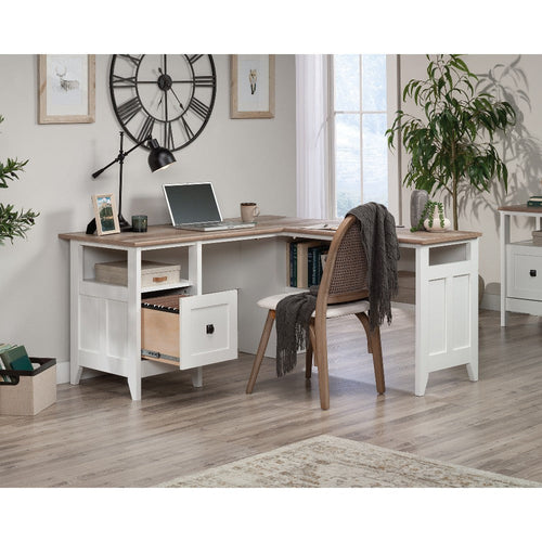 August Hill L-Desk Glw/lo Top