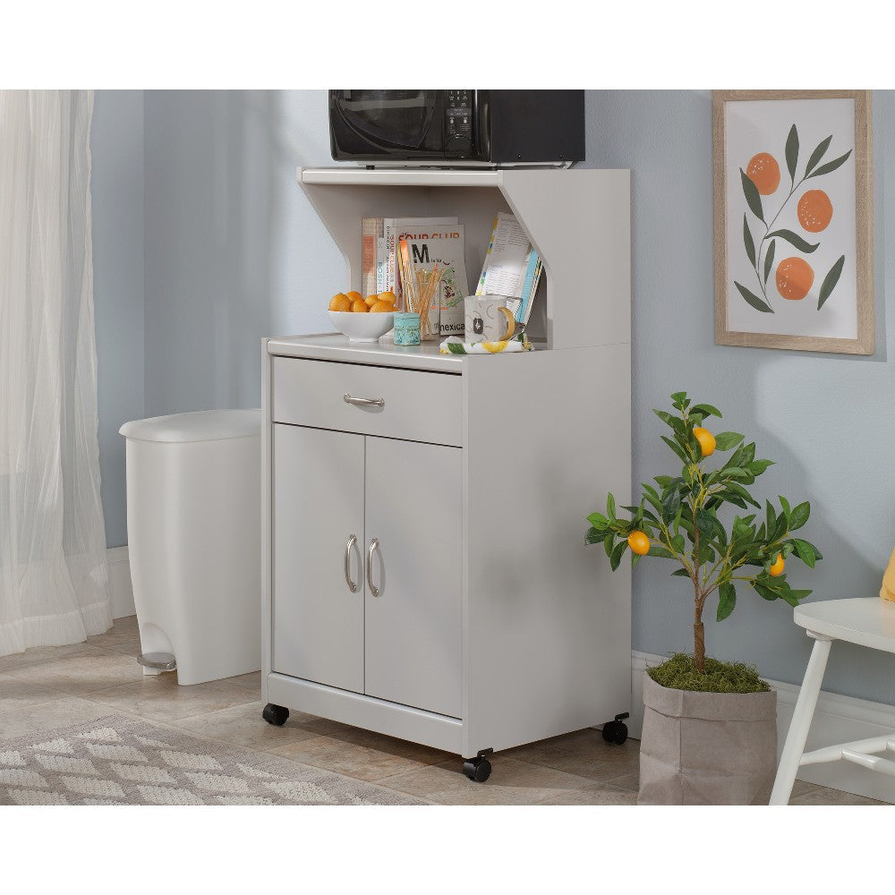 Microwave/kitchen Cart Modern Grey Disc SDR-431243