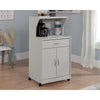 Microwave/kitchen Cart Modern Grey Disc