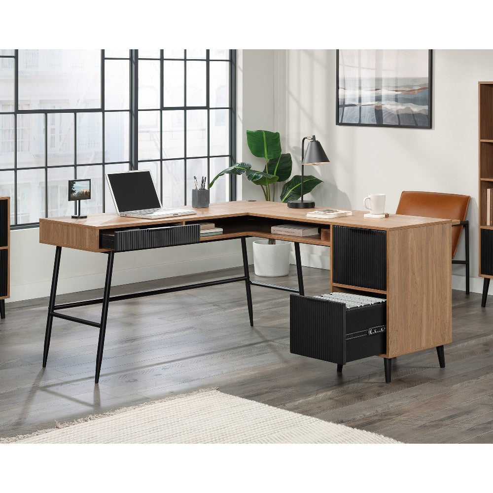Ambleside L-Desk Srw/blk Disc