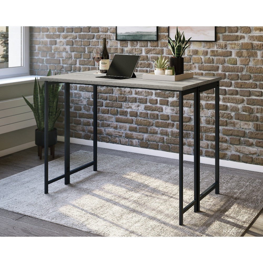 North Avenue Table W/drop Leaf Grey Disc SDR-432022