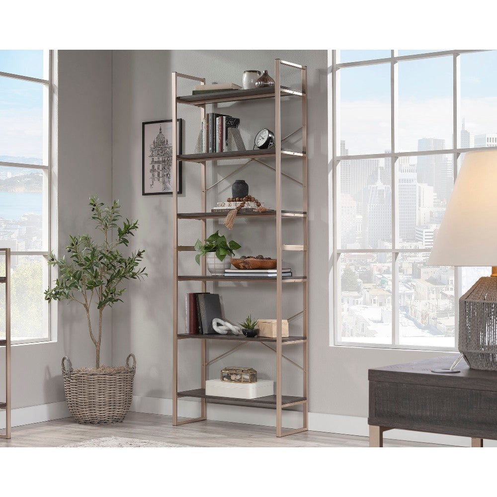 Walter Heights 6-Shelf Bookcase Bw Disc