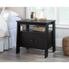Trestle Nightstand W/drawer Rao Disc SDR-433654