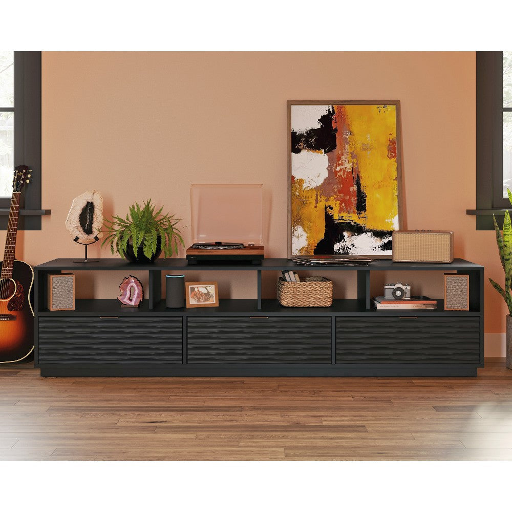 Morgan Main 80"w Credenza Black A2 Disc