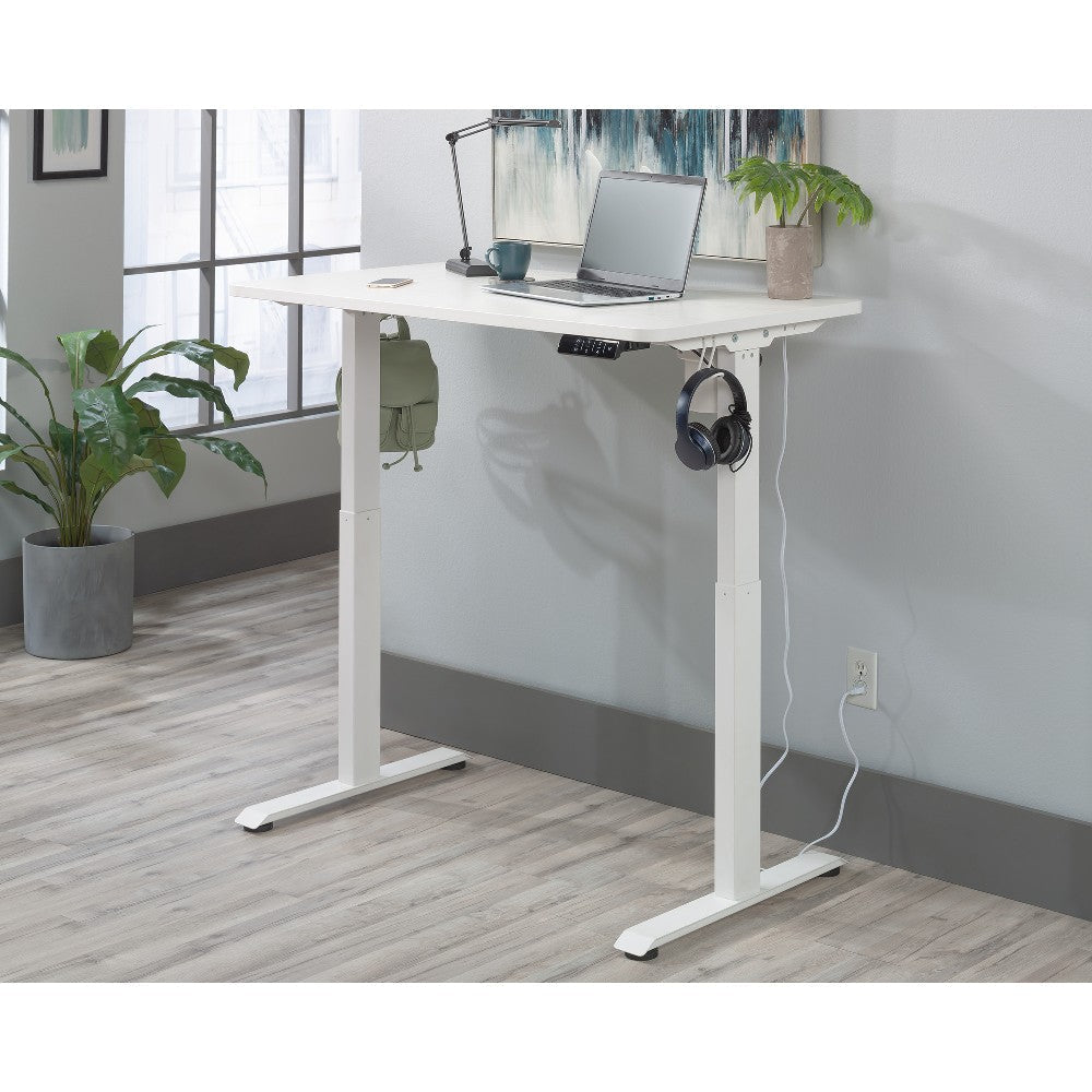 Oe 48"wx24"d Adj Height Desk White 3a