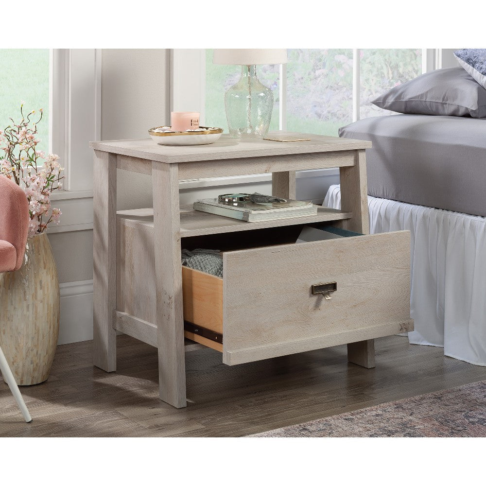 Trestle Nightstand W/drawer Chc Disc