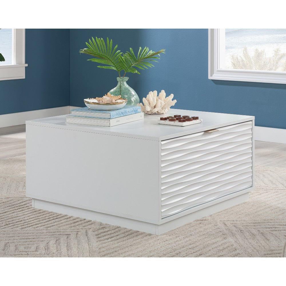 Morgan Main Coffee Table W/drawers Wh 3a SDR-434923