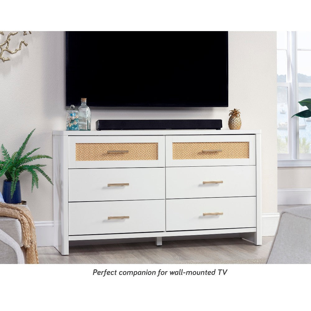 Isabella Isle 6-Dwr Dresser Wh/rat A2 3a