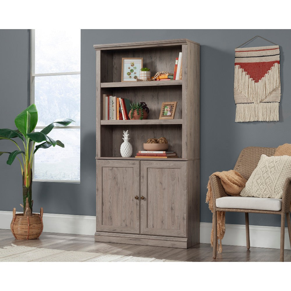 5-Shelf Bookcase W/doors Lao