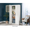 16"d 2-Door Farmhouse Cabinet Glw 3a