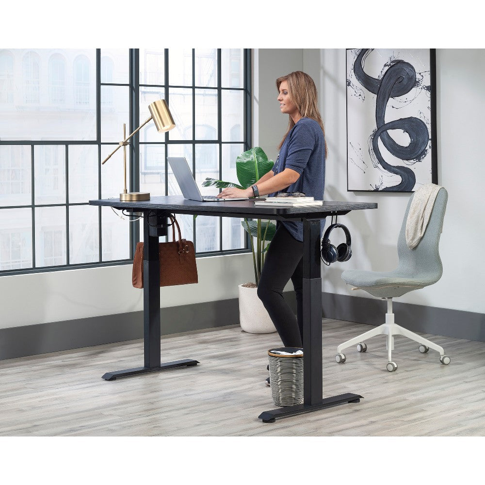 Oe 60’’wx24’’d Adj Height Desk Black 3a SDR-443743