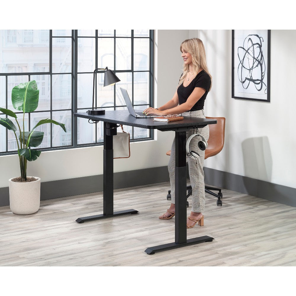 Oe 48’’wx24’’d Adj Height Desk Black 3a SDR-443748