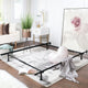 Sleeptone Small Size Bed Frame, 2 Center Support Legs, Black Steel