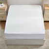 Sleeptone 7 Pc Twin Size Comforter Set, Pleated, Daimond Stitch, White