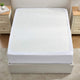 Sleeptone 7 Pc Twin Size Comforter Set, Pleated, Daimond Stitch, White