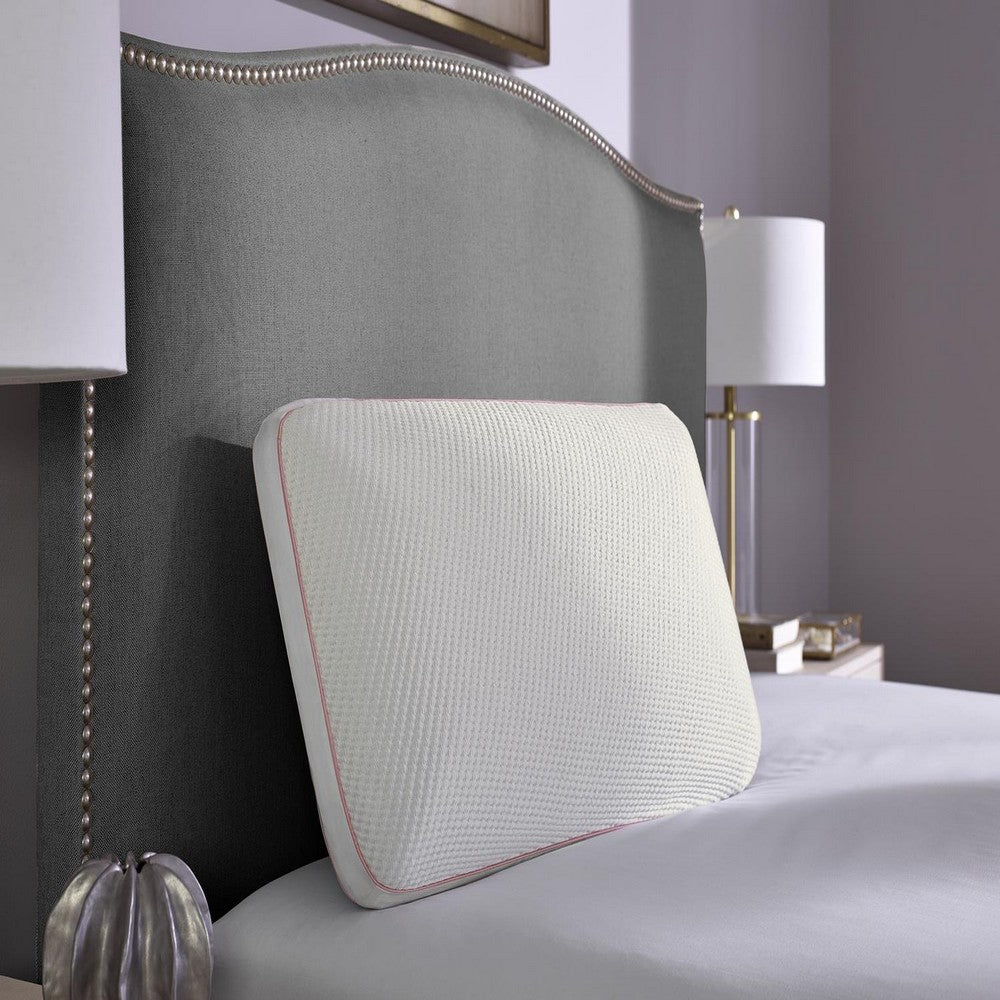 Sleeptone Sleeper Queen Pillow, Tencel Lyocell Removable Cover, White