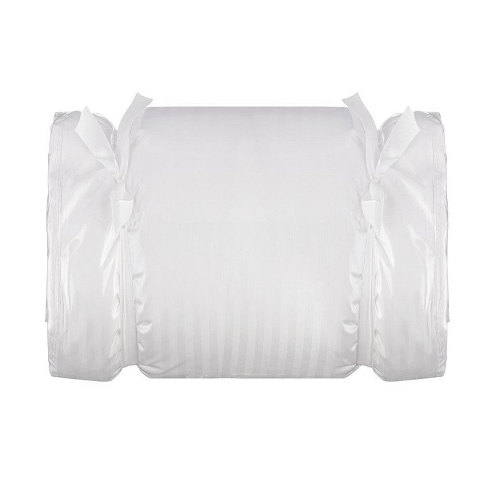 Sleeptone King Size Pillow, Cotton, Double Stitched Piped Edges, White